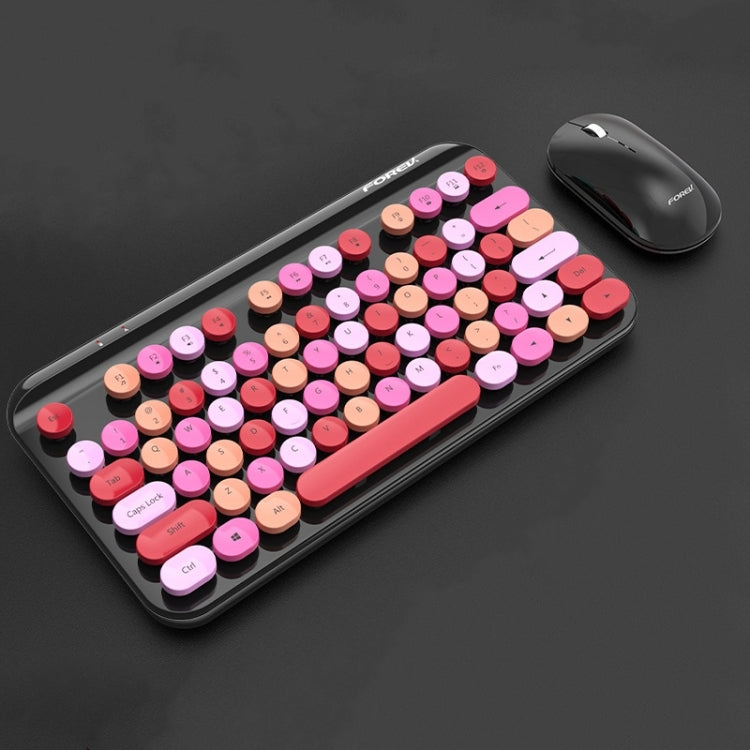FOREV FFVWI9 Set mouse tastiera wireless portatile 2.4G a colori misti FOREV FFVWI9 Set mouse tastiera wireless portatile 2.4G a colori misti